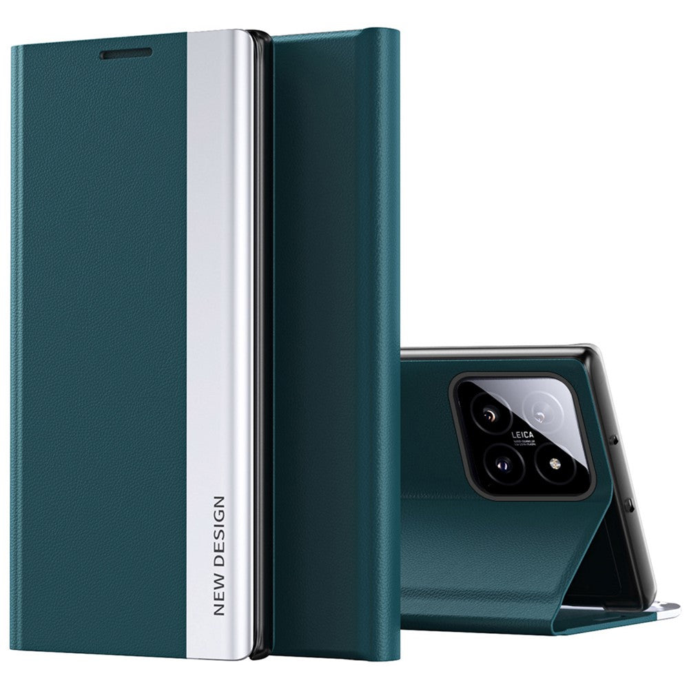 For Xiaomi 14 Case Nano Adsorption PU Leather Stand Phone Cover