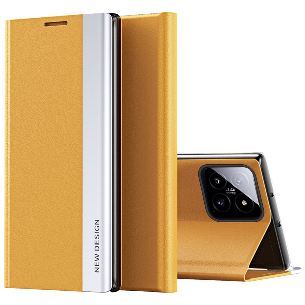 For Xiaomi 14 Case Nano Adsorption PU Leather Stand Phone Cover