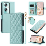 Oppo A79 5G / A2 5G / OnePlus Nord N30 SE 5G Skal Rhombus Grid Läder Axelremsskal