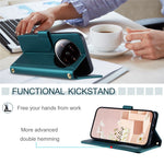 For Xiaomi 14 Ultra Wallet Case PU Leather Flip Stand View Phone Cover