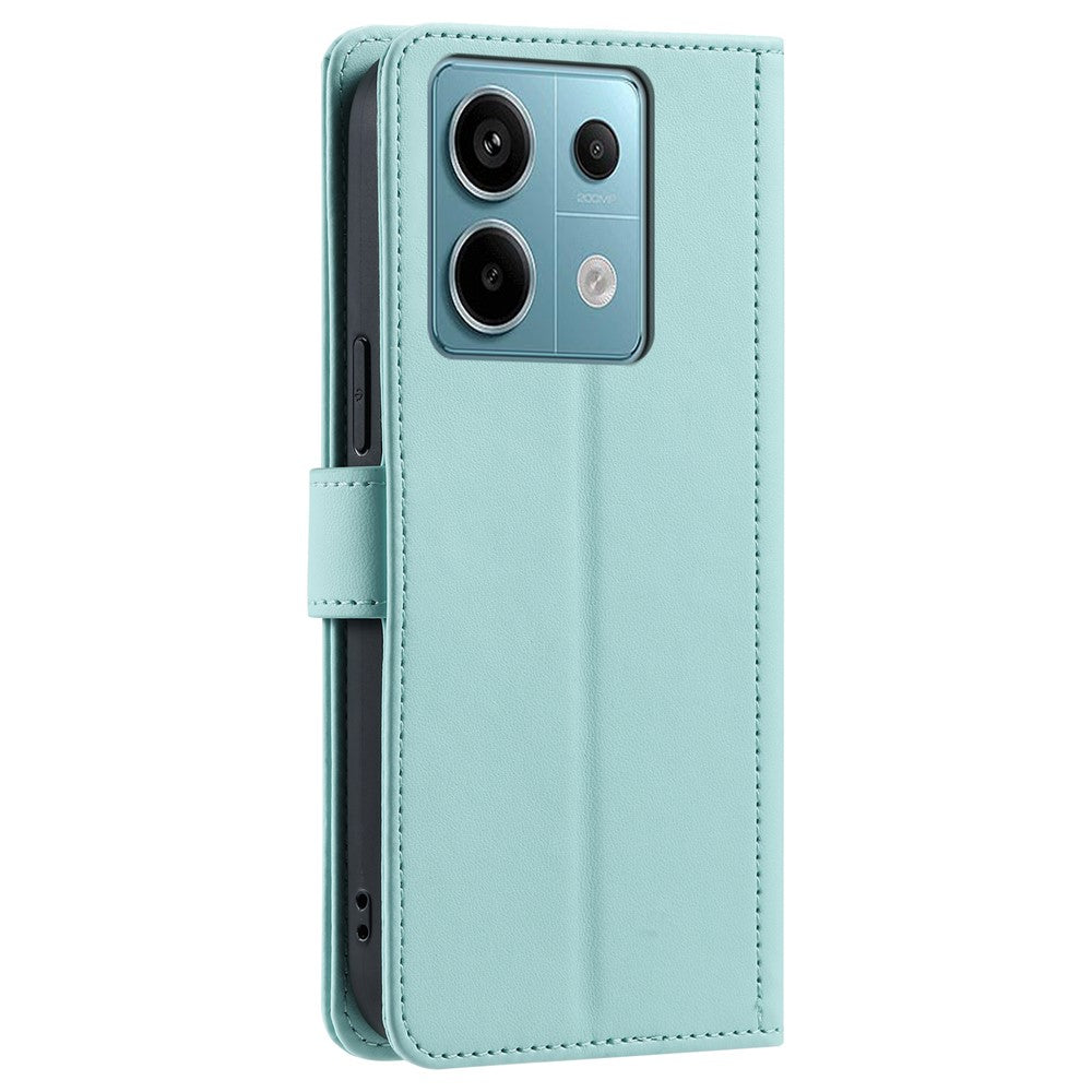 For Xiaomi Redmi Note 13 5G Wallet Phone Case Stand PU Leather Flip Cover