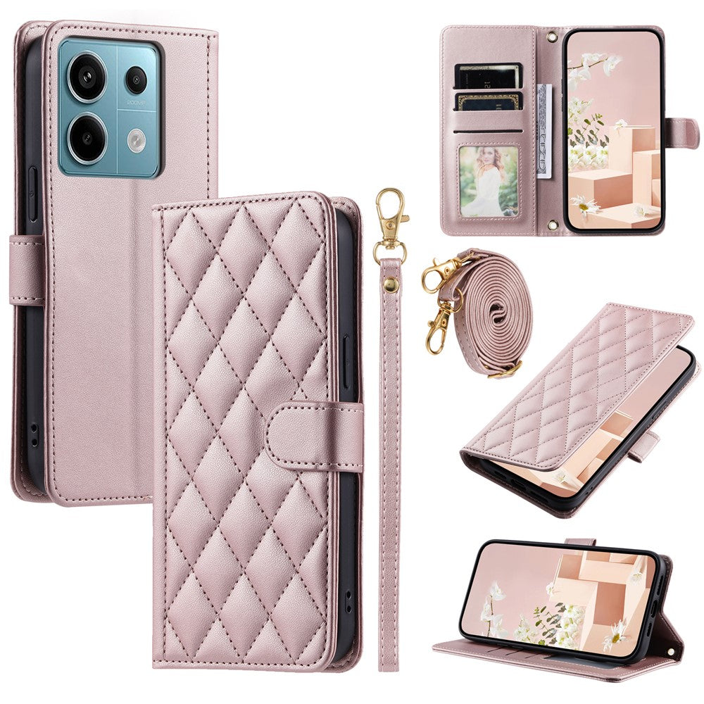 For Xiaomi Redmi Note 13 5G Wallet Phone Case Stand PU Leather Flip Cover