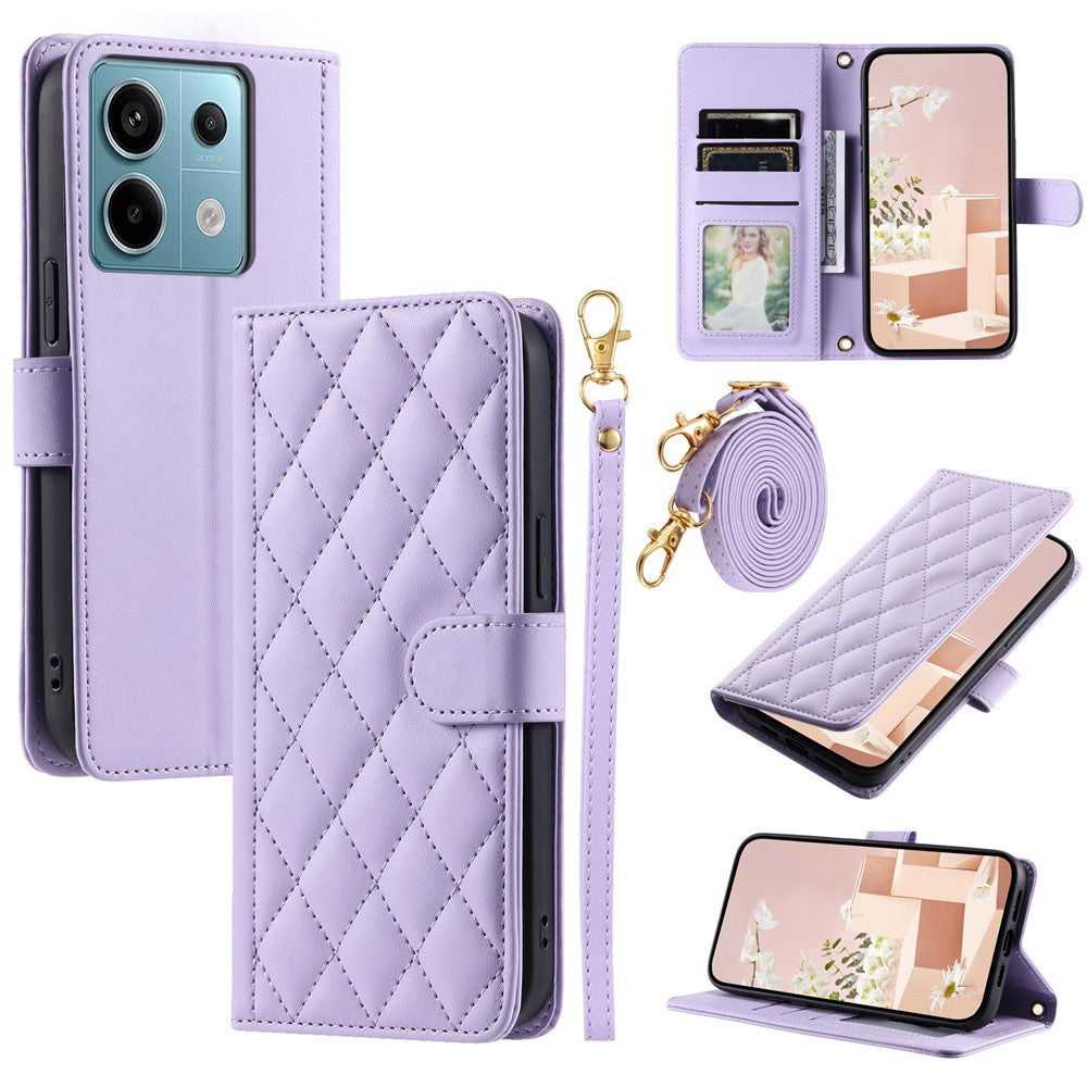 For Xiaomi Redmi Note 13 5G Wallet Phone Case Stand PU Leather Flip Cover