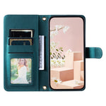 For Xiaomi Redmi Note 13 Pro 4G / Poco M6 Pro 4G Magnetic Phone Case Leather Rhombus Grid Stand Cover