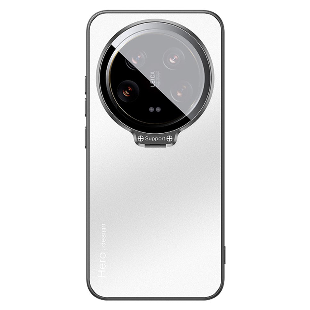 For Xiaomi 14 Ultra Case with Lens Kickstand Shockproof PC+TPU Phone Cover
