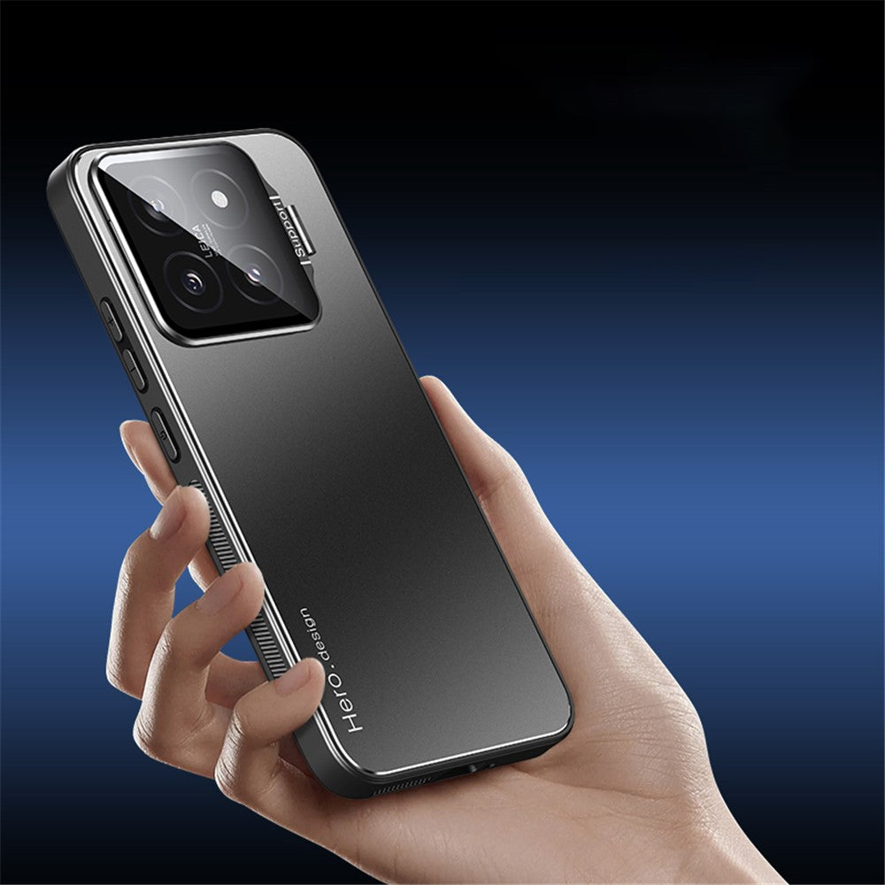 For Xiaomi 14 Pro Case with Lens Kickstand Shockproof PC+TPU Phone Cover