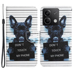 For Xiaomi Redmi Note 13 5G Case PU Leather Magnetic Clasp Pattern Printing Phone Cover