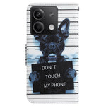 For Xiaomi Redmi Note 13 5G Case PU Leather Magnetic Clasp Pattern Printing Phone Cover