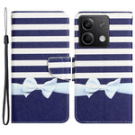 For Xiaomi Redmi Note 13 5G Case PU Leather Magnetic Clasp Pattern Printing Phone Cover