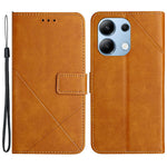 For Xiaomi Redmi Note 13 4G Case Leather Wallet Line Pattern Phone Cover