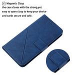 For Xiaomi Redmi Note 13 Pro 4G / Poco M6 Pro 4G Case Lines Imprinted PU Leather Wallet Stand Phone Cover
