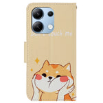 For Xiaomi Redmi Note 13 4G Case PU Leather Stand Wallet Phone Cover Pattern Printing