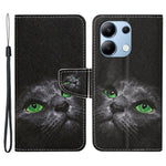 For Xiaomi Redmi Note 13 4G Case PU Leather Stand Wallet Phone Cover Pattern Printing