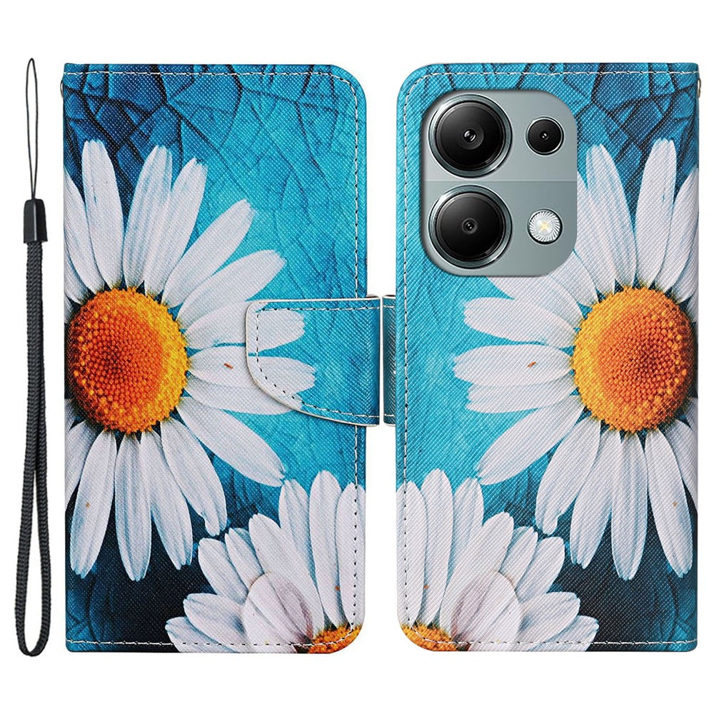 Xiaomi Redmi Note 13 Pro 4G / Poco M6 Pro 4G Läderfodral Mönstertryck Plånboksfodral