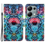 Xiaomi Redmi Note 13 Pro 4G / Poco M6 Pro 4G Läderfodral Mönstertryck Plånboksfodral
