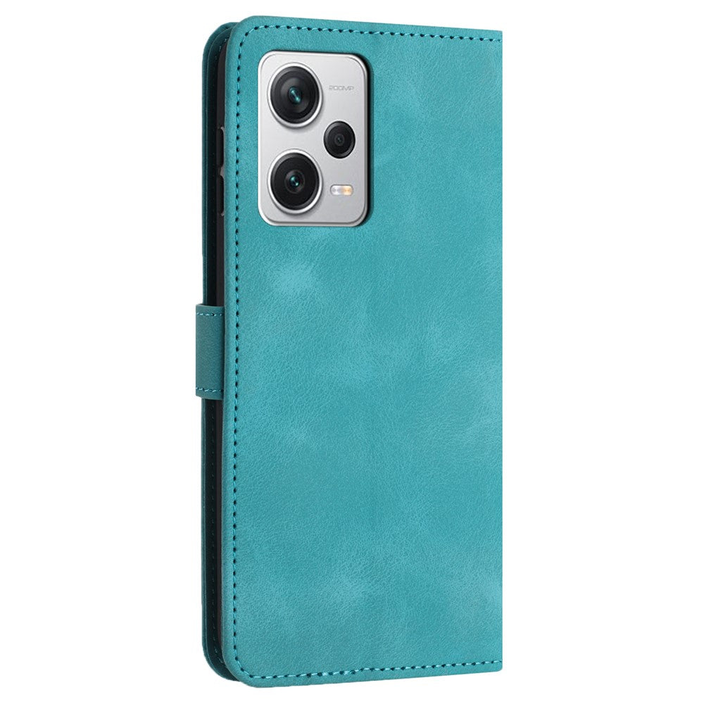 Xiaomi Redmi Note 12 5G (Kina) / (Indien) / (Global) / Poco X5 5G-lædercover med hudkontakt