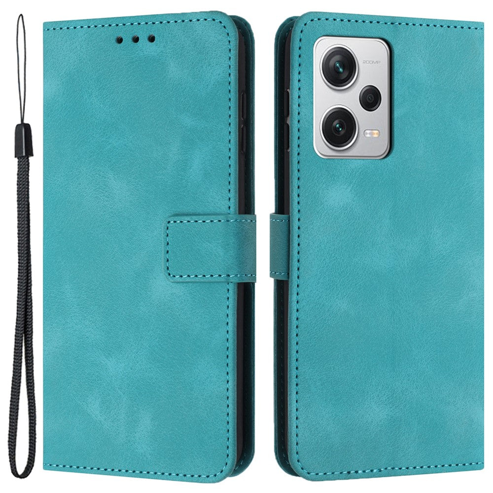 For Xiaomi Redmi Note 12 Pro 5G / 12 Pro Speed 5G / Poco X5 Pro 5G Leather Case Wallet Phone Cover with Strap