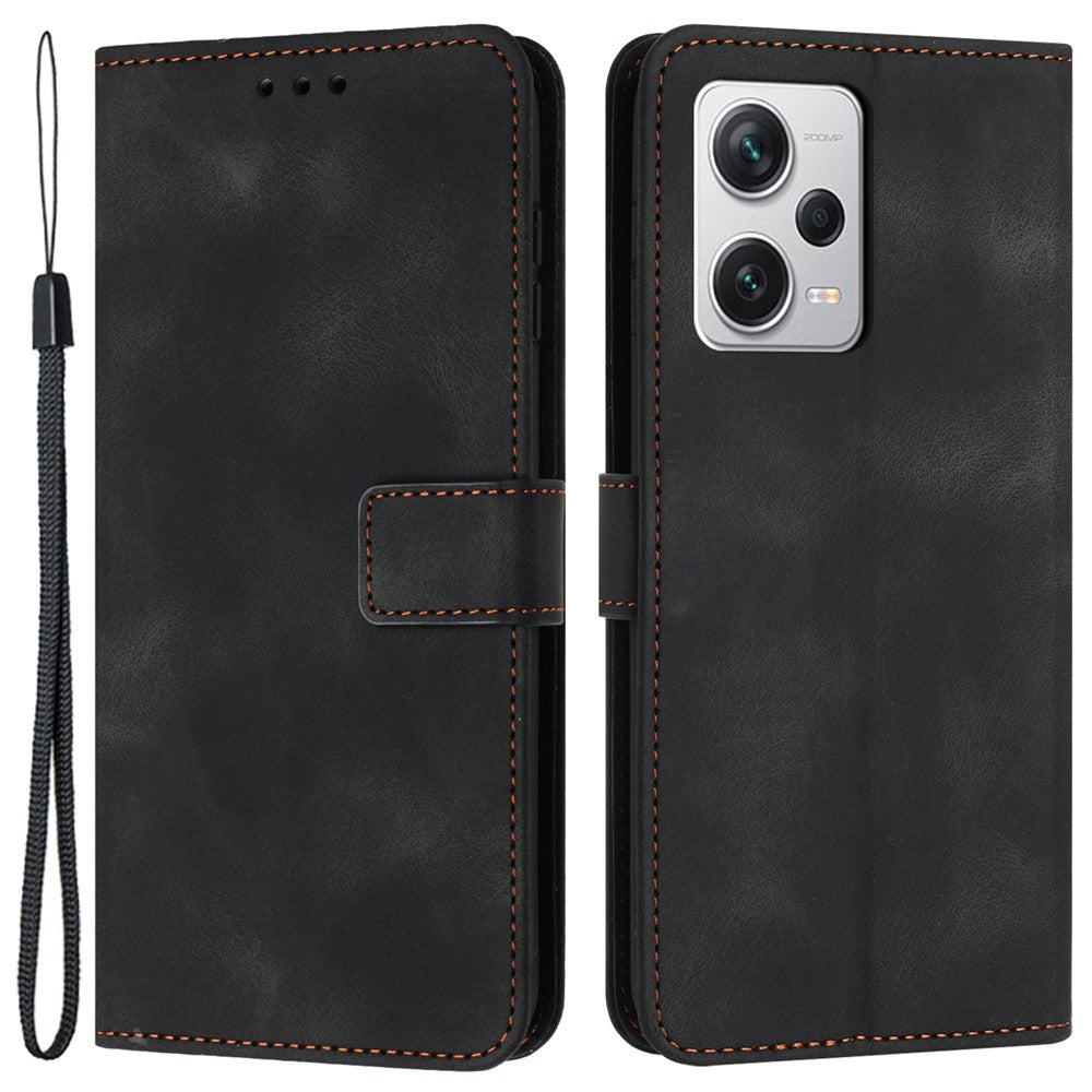 For Xiaomi Redmi Note 12 Pro 5G / 12 Pro Speed 5G / Poco X5 Pro 5G Leather Case Wallet Phone Cover with Strap