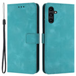 Samsung Galaxy S23 FE-skal med skin-touch-funktion, PU-läder, plånboksfodral, vikbart fodral