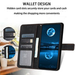 For Xiaomi Redmi Note 13 5G Leather Case Solid Color Wallet Protective Phone Cover