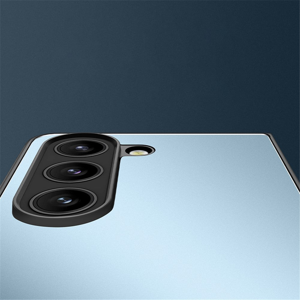 Til Samsung Galaxy Z Fold 5G Mat Cover Metal+PC+TPU Beskyttende Mobilcover