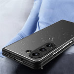 Til Samsung Galaxy Z Fold 5G Mat Cover Metal+PC+TPU Beskyttende Mobilcover