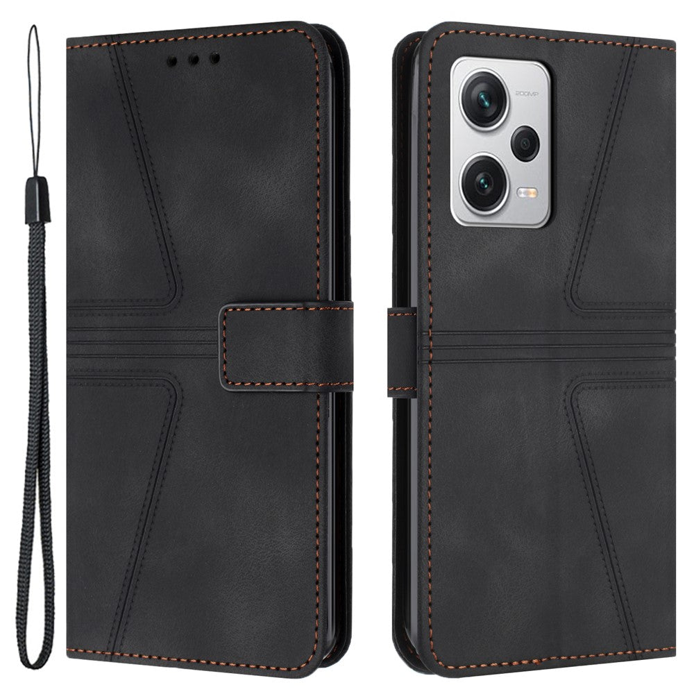 For Xiaomi Redmi Note 12 Pro 5G / Poco X5 Pro 5G / Redmi Note 12 Pro Speed 5G Phone Case Imprinted Magnetic Clasp Cover