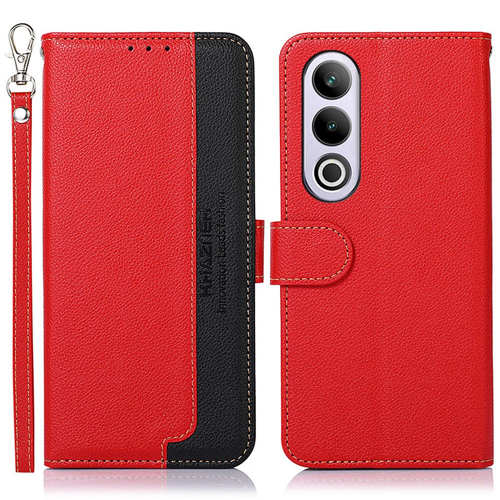 KHAZNEH For OnePlus Nord CE4 5G Leather Case RFID Blocking Wallet Phone Cover