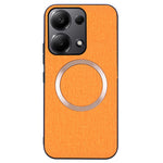 Xiaomi Redmi Note 13 Pro 4G / Poco M6 Pro 4G-skal TPU+tygmobilskydd magnetiskt skal