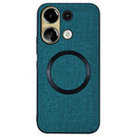 For Xiaomi Redmi Note 13 4G Case Scratch-proof TPU+Cloth Phone Shell Magnetic Case