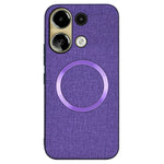 For Xiaomi Redmi Note 13 4G Case Scratch-proof TPU+Cloth Phone Shell Magnetic Case