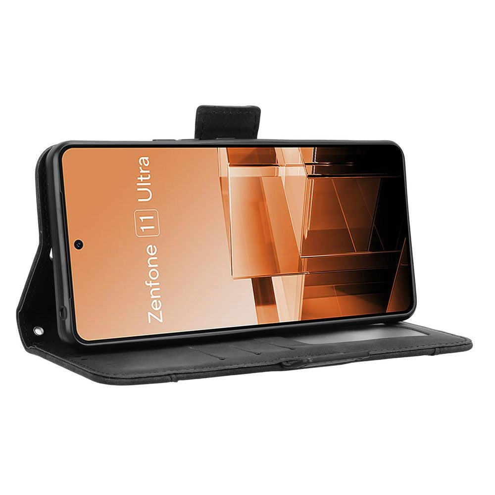 For Asus Zenfone 11 Ultra 5G Case Wallet Phone Leather Cover with Multiple Card Slots