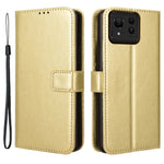 For Asus Zenfone 11 Ultra 5G Case Crazy Horse Texture Scratch-proof Phone Cover with  Folding Stand