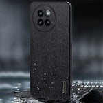 For Xiaomi Civi 4 Pro 5G / 14 Civi 5G Cell Phone Case Wood Texture Leather Coating PC+TPU Hybrid Shell