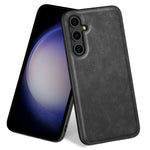 For Samsung Galaxy M55 5G / C55 5G / F55 5G Shockproof Case Retro Leather Covered Hybrid Phone Shell
