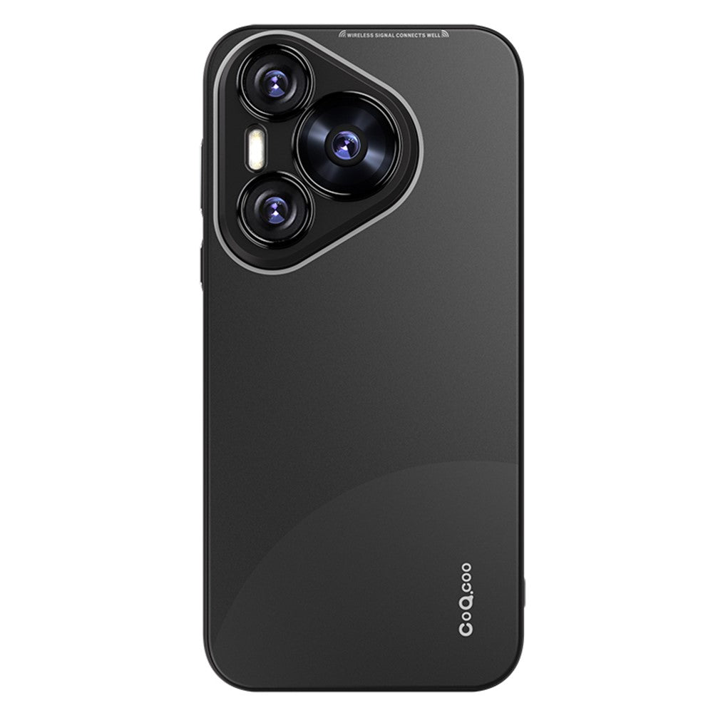 Q.COO TPU-cover til Huawei Pura 70 Pro / Pura 70 Pro+, kontrastfarvet mobilbeskyttelse med Skin-Touch