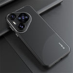 Q.COO TPU-cover til Huawei Pura 70 Pro / Pura 70 Pro+, kontrastfarvet mobilbeskyttelse med Skin-Touch