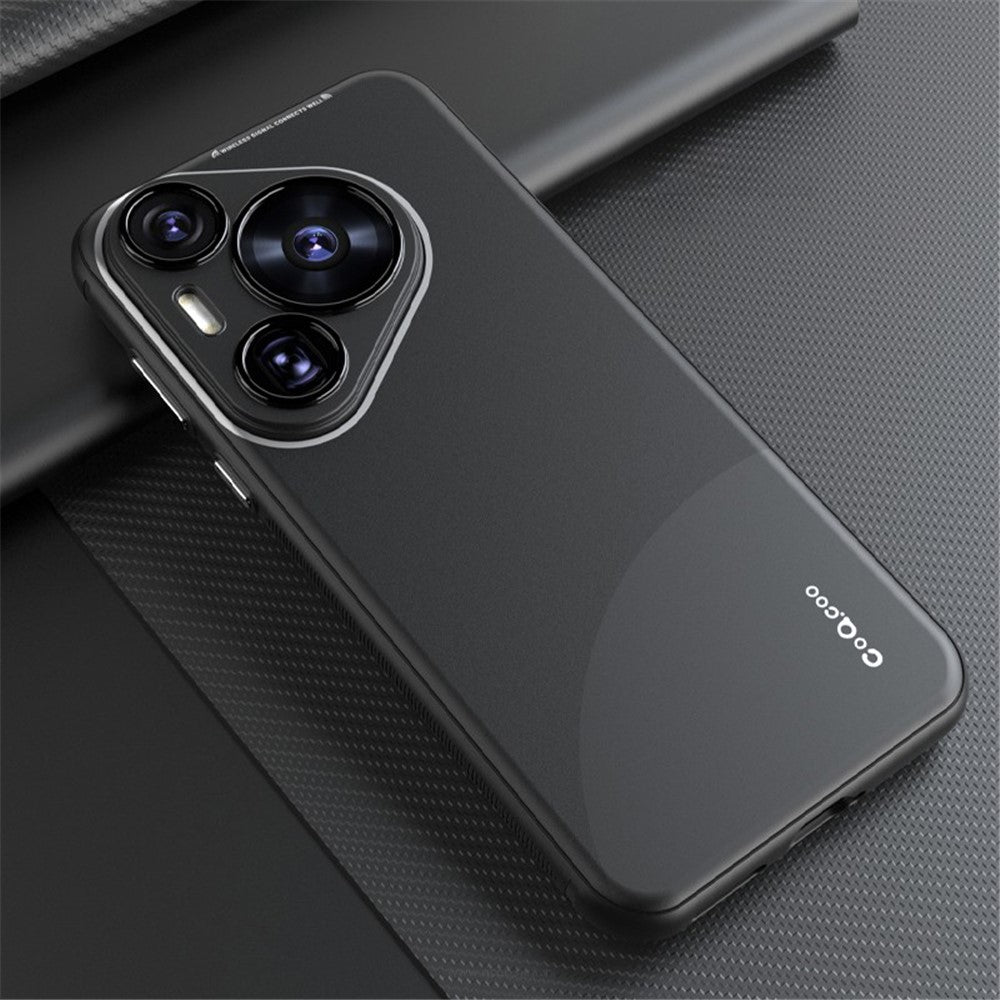 Q.COO TPU-cover til Huawei Pura 70 Pro / Pura 70 Pro+, kontrastfarvet mobilbeskyttelse med Skin-Touch