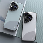 Q.COO TPU-cover til Huawei Pura 70 Pro / Pura 70 Pro+, kontrastfarvet mobilbeskyttelse med Skin-Touch