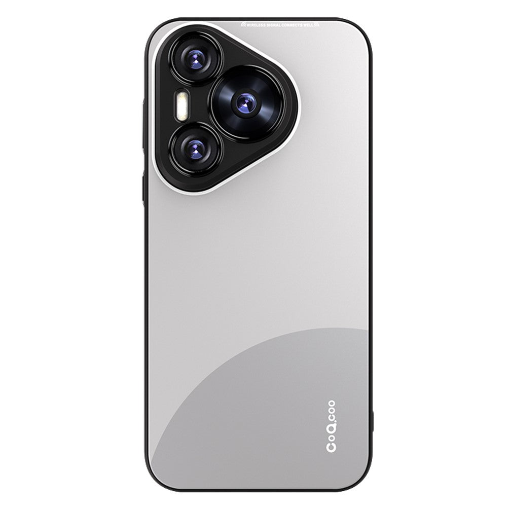 Q.COO TPU-cover til Huawei Pura 70 Pro / Pura 70 Pro+, kontrastfarvet mobilbeskyttelse med Skin-Touch
