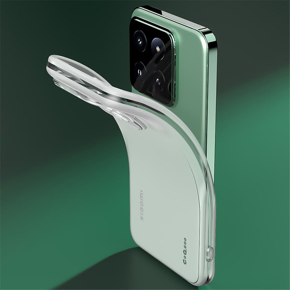 Q.COO For Xiaomi 14 Pro Protective Case Anti-Scratch Soft TPU Phone Cover