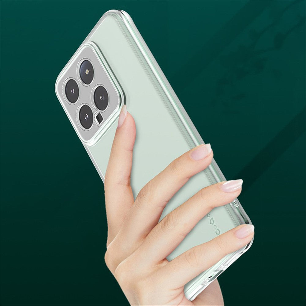 Q.COO For Xiaomi 14 Pro Protective Case Anti-Scratch Soft TPU Phone Cover