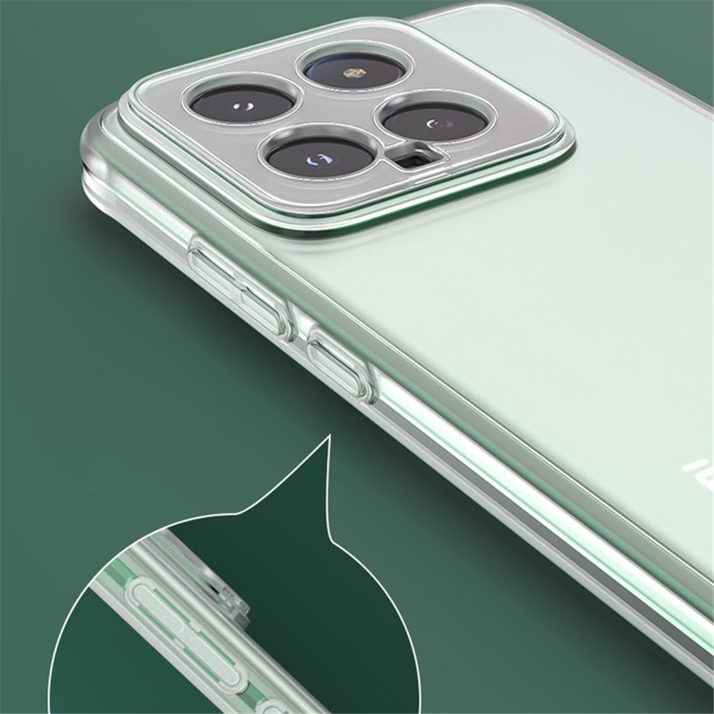 Q.COO Skyddsskal För Xiaomi 14 Pro Reptåligt Mjukt TPU mobilfodral
