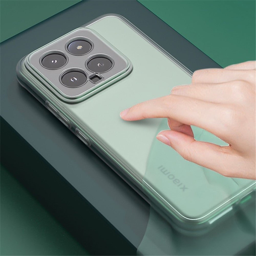 Q.COO Skyddsskal För Xiaomi 14 Pro Reptåligt Mjukt TPU mobilfodral