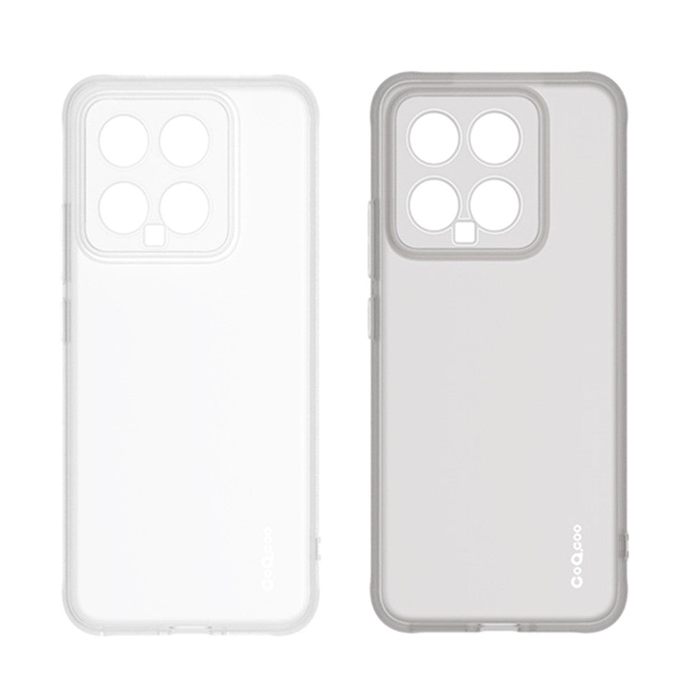 Q.COO Skyddsskal För Xiaomi 14 Pro Reptåligt Mjukt TPU mobilfodral