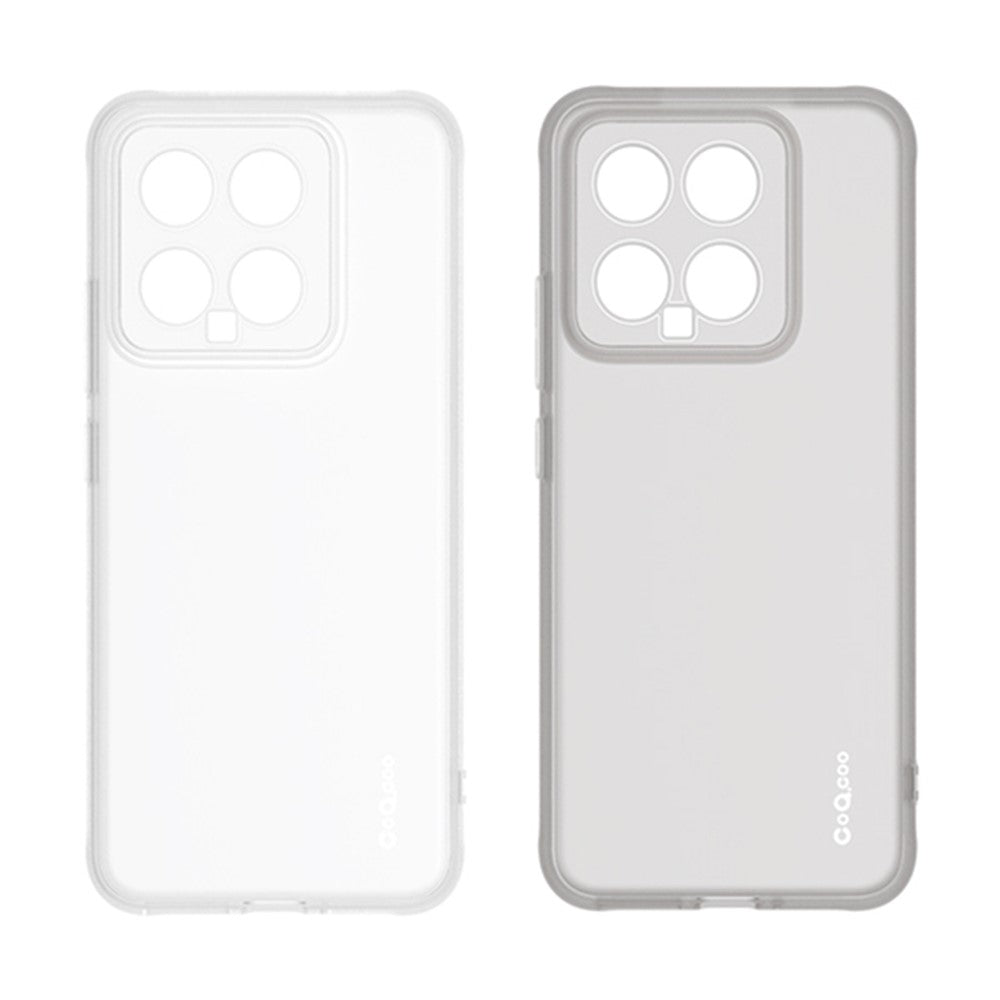Q.COO For Xiaomi 14 Case Soft TPU Shock-Absorbent Phone Cover