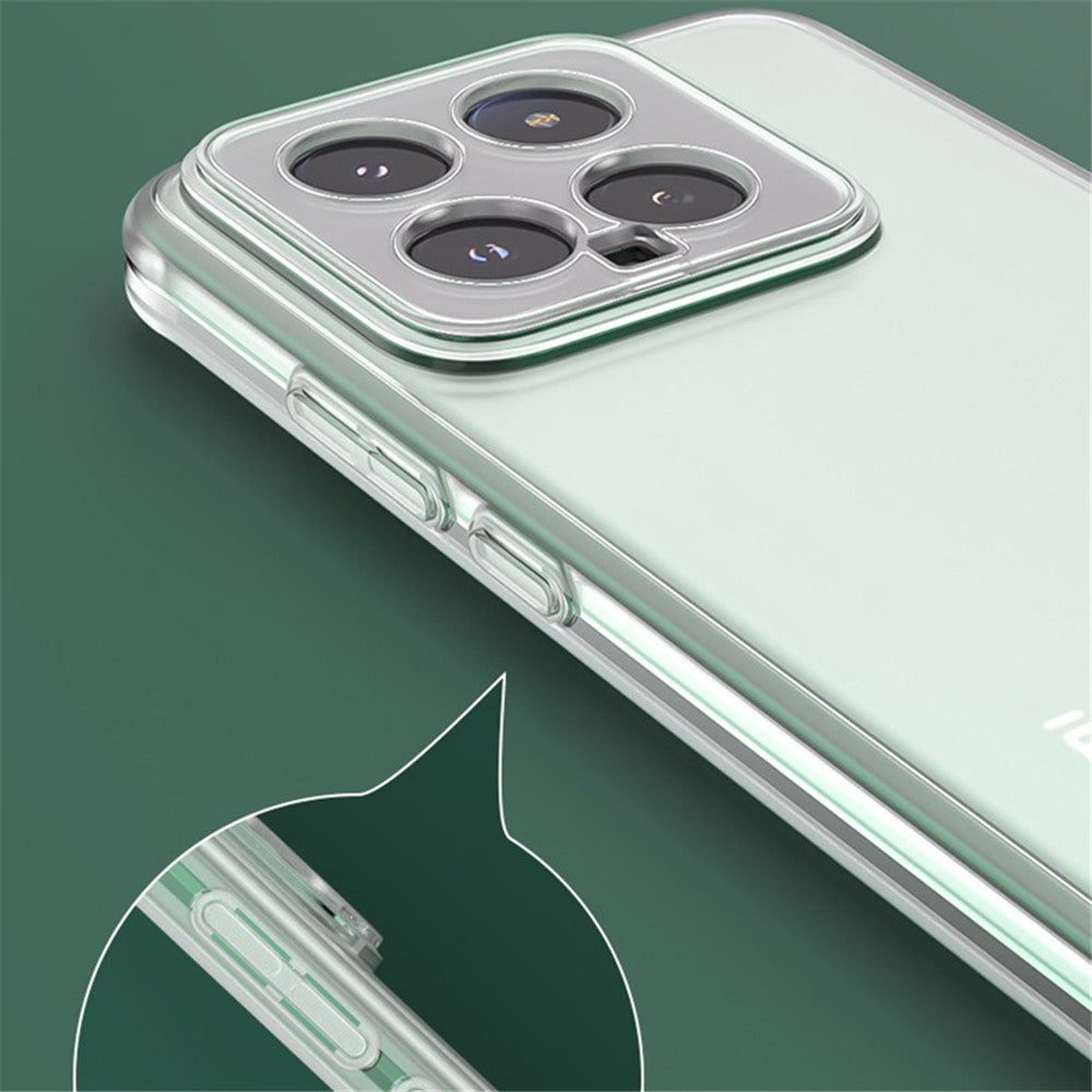 Q.COO For Xiaomi 14 Case Soft TPU Shock-Absorbent Phone Cover