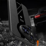 Q.COO For Huawei Pura 70 Case  Shockproof PU Leather+TPU+Acrylic Phone Cover