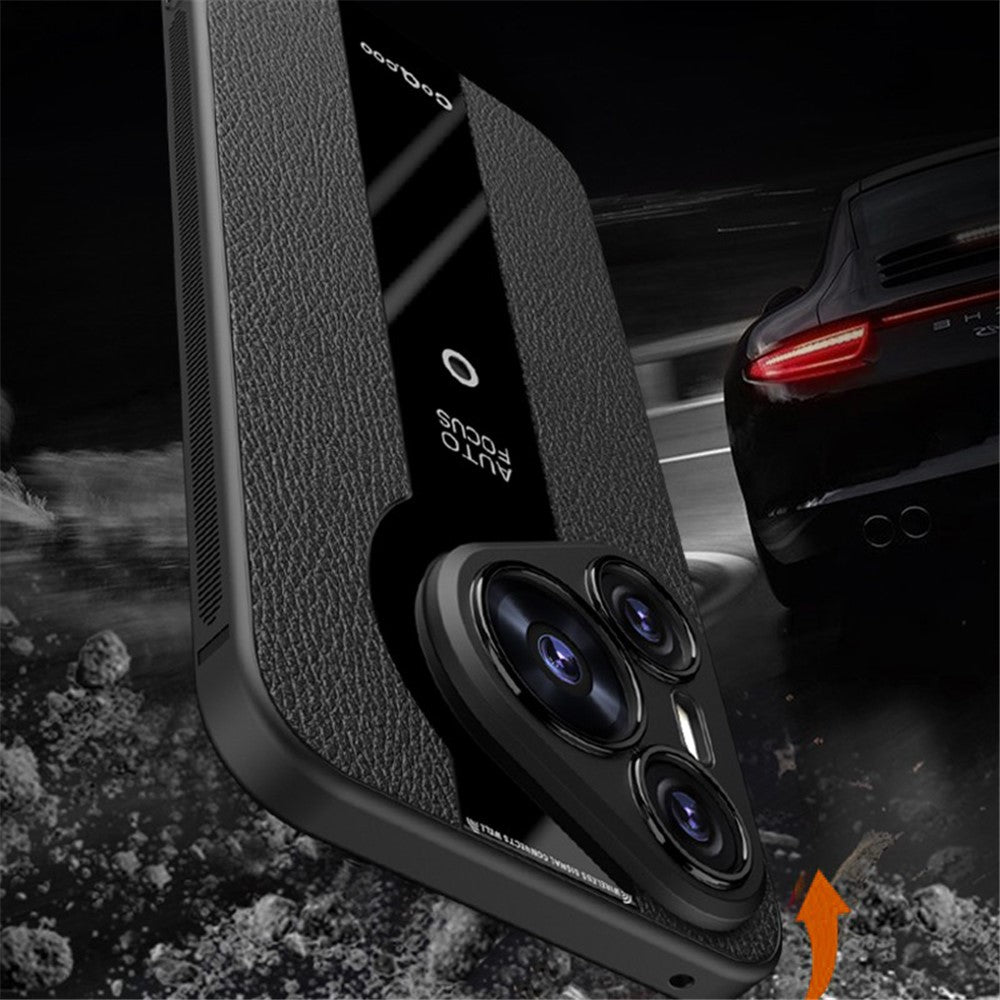 Q.COO For Huawei Pura 70 Case  Shockproof PU Leather+TPU+Acrylic Phone Cover