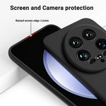 For Xiaomi 14 Ultra Phone Case Liquid Silicone Protective Cover with Hand Strap